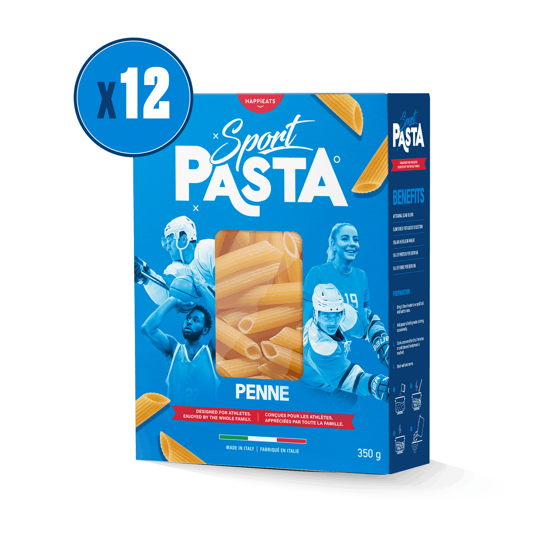 Sport Pasta: 12-pack of Penne – HappiEats Canada